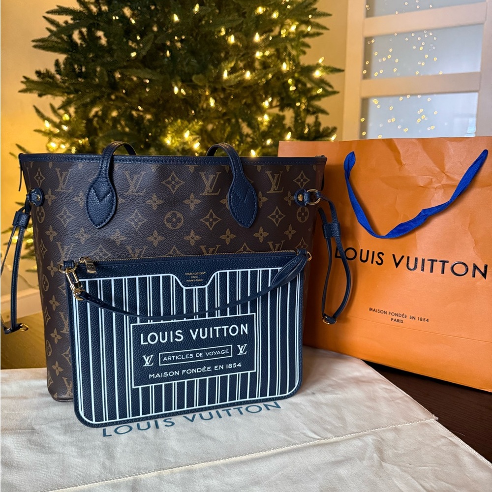 Louis Vuitton Neverfull MM Inside Out Tote